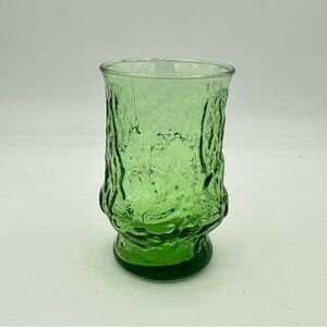 Vintage MCM Anchor Hocking Rainflower Water Glass 4oz